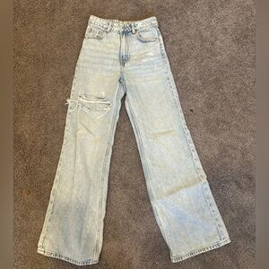 H&M Light Blue Flare & Wide Leg Jeans
